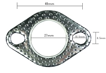 Yamaha エンジン部品一式 ガスケット付き Amazon.co.jp: 汎用ガスケット マフラーガスケット 27パイ 高